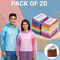 Pack Of 20 Disposable Emergency Rain Cards (DRC1)